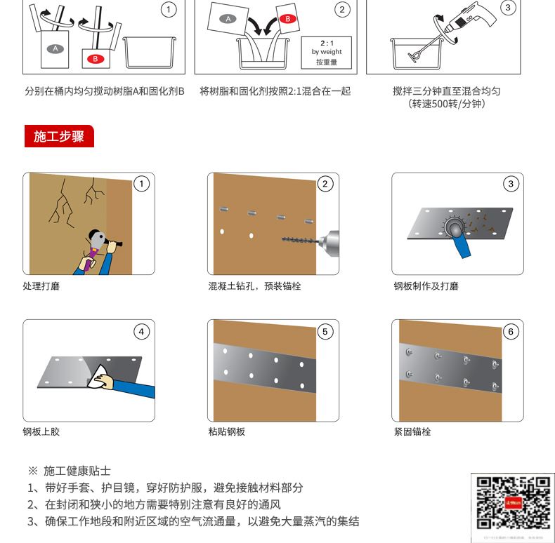 包钢古田粘钢加固施工过程